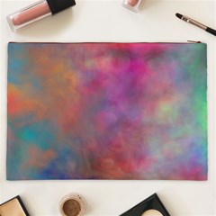 Rainbow Clouds Cosmetic Bag (XXL) from ArtsNow.com Back