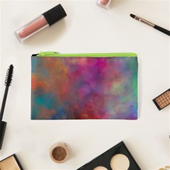 Rainbow Clouds Cosmetic Bag (XS) from ArtsNow.com Front