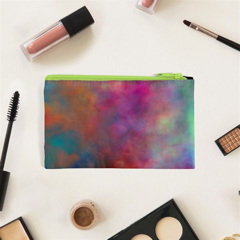 Rainbow Clouds Cosmetic Bag (XS) from ArtsNow.com Back