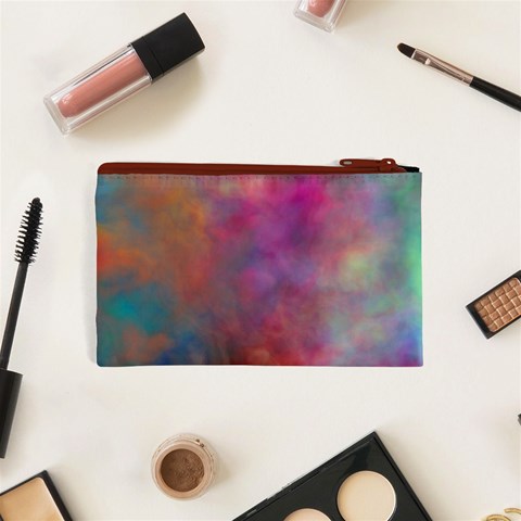 Rainbow Clouds Cosmetic Bag (XS) from ArtsNow.com Back