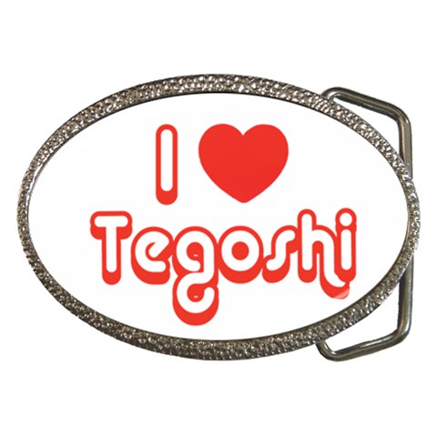 iloveTEGOSHI Belt Buckle from ArtsNow.com Front