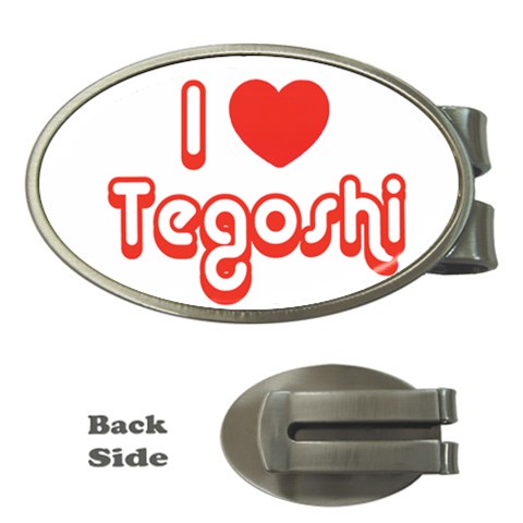 iloveTEGOSHI Money Clip (Oval) from ArtsNow.com Front