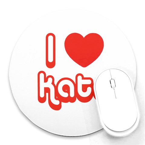 iloveKATO Round Mousepad from ArtsNow.com Front