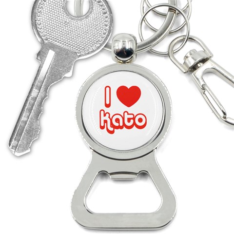 iloveKATO Bottle Opener Key Chain from ArtsNow.com Front