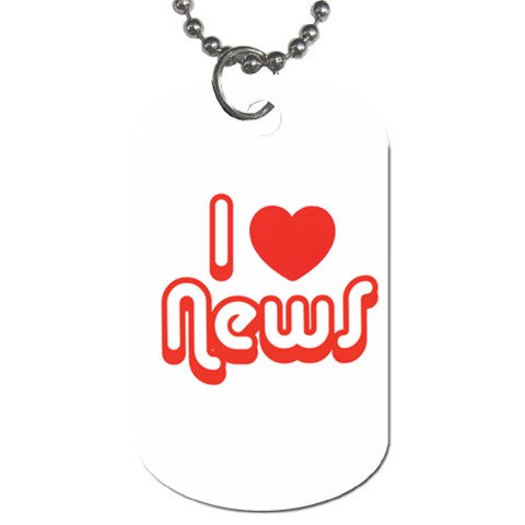 iloveKOYAMA Dog Tag (Two Sides) from ArtsNow.com Back