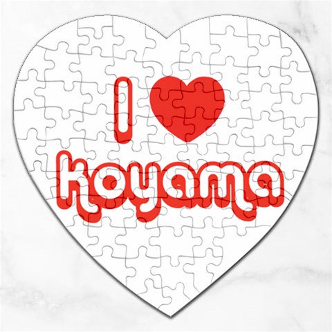 iloveKOYAMA Jigsaw Puzzle (Heart) from ArtsNow.com Front