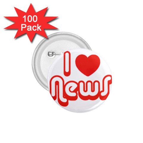 iloveNEWS 1.75  Button (100 pack)  from ArtsNow.com Front