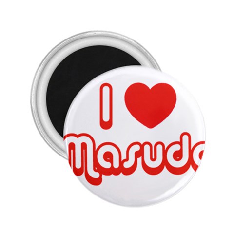 iloveMASUDA 2.25  Magnet from ArtsNow.com Front