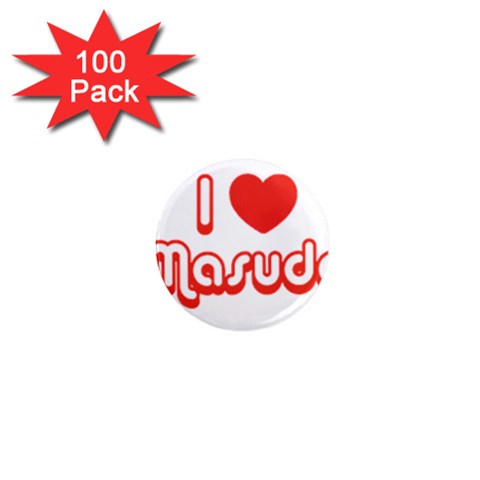 iloveMASUDA 1  Mini Magnet (100 pack)  from ArtsNow.com Front