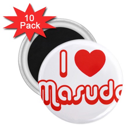 iloveMASUDA 2.25  Magnet (10 pack) from ArtsNow.com Front