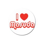 iloveMASUDA Magnet 3  (Round)