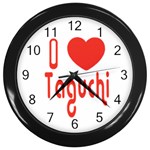 ilovetaguchi Wall Clock (Black)