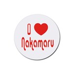 ilovenakamaru Rubber Round Coaster (4 pack)