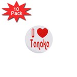 ilovetanaka 1  Mini Button (10 pack) 