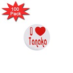 ilovetanaka 1  Mini Button (100 pack) 