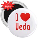 iloveueda 3  Magnet (10 pack)