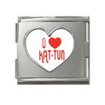 ilovekattun Mega Link Heart Italian Charm (18mm)