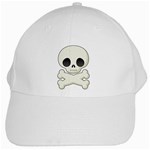 Skull_1 White Cap