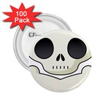 Skull_1 2.25  Button (100 pack)