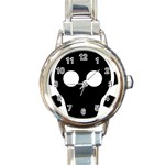 Skull_2 Round Italian Charm Watch