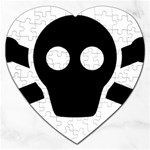 Skull_2 Jigsaw Puzzle (Heart)