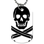 Skull_3 Dog Tag (One Side)