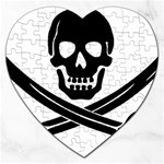 Skull_3 Jigsaw Puzzle (Heart)