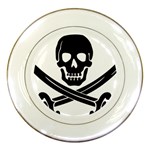 Skull_3 Porcelain Plate