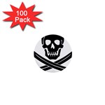 Skull_3 1  Mini Button (100 pack) 