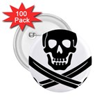 Skull_3 2.25  Button (100 pack)