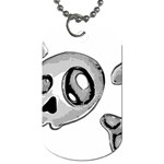 Skull_4 Dog Tag (One Side)