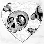 Skull_4 Jigsaw Puzzle (Heart)