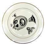 Skull_4 Porcelain Plate