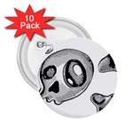 Skull_4 2.25  Button (10 pack)