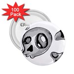 Skull_4 2.25  Button (100 pack)