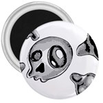 Skull_4 3  Magnet