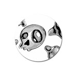 Skull_4 Magnet 3  (Round)