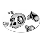 Skull_4 Magnet (Oval)