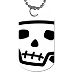 Skull_5 Dog Tag (One Side)