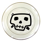 Skull_5 Porcelain Plate