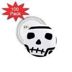 Skull_5 1.75  Button (100 pack) 