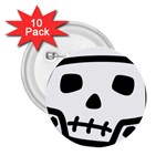 Skull_5 2.25  Button (10 pack)