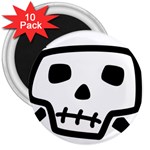 Skull_5 3  Magnet (10 pack)