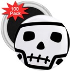 Skull_5 3  Magnet (100 pack)