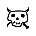 Skull_5 Magnet (Square)