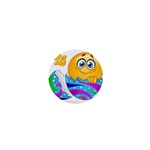 Easter egg Emoji 1  Mini Button