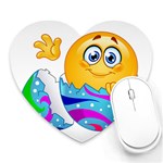 Easter egg Emoji Heart Mousepad