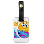 Easter egg Emoji Luggage Tag (one side)