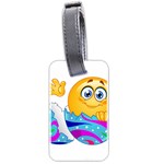 Easter egg Emoji Luggage Tag (two sides)