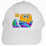 Easter egg Emoji White Cap